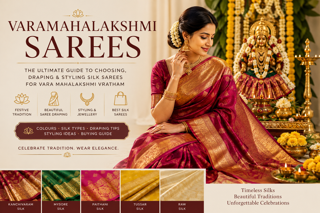 Varamahalakshmi Sarees: Best Silk Sarees, Colours, Draping &amp; Styling Guide