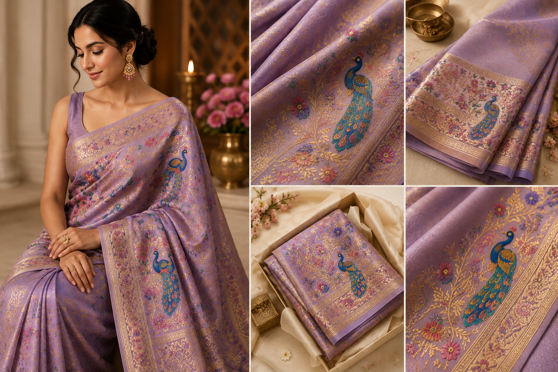 Pashmina Saree: Complete Guide to Pashmina Silk, Prices &amp; Kashmiri Sarees