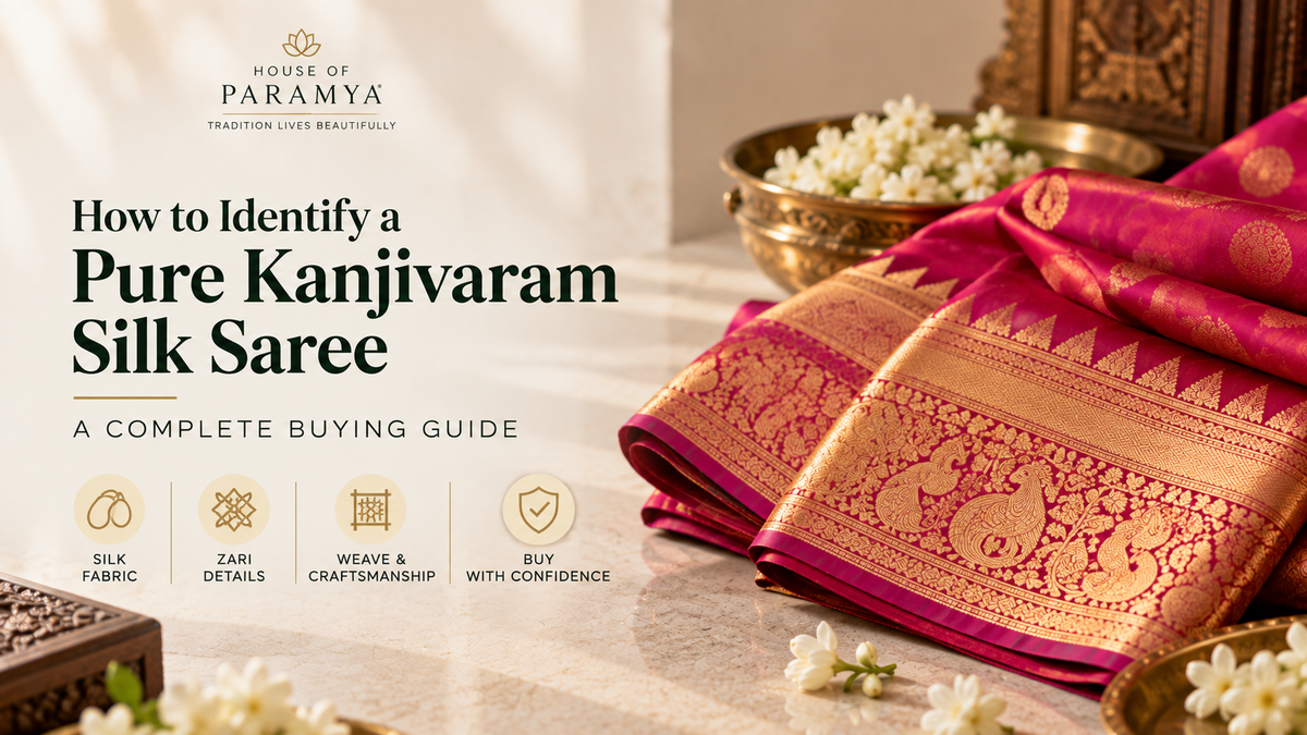 How to Identify a Pure Kanjivaram Silk Saree: A Complete Buying Guide