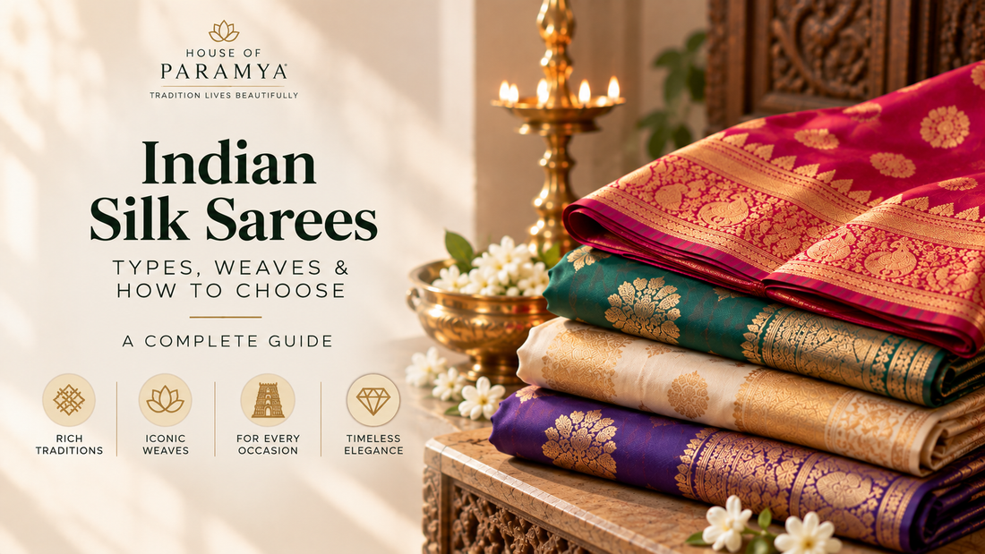 Indian Silk Sarees: Types, Weaves & How to Choose