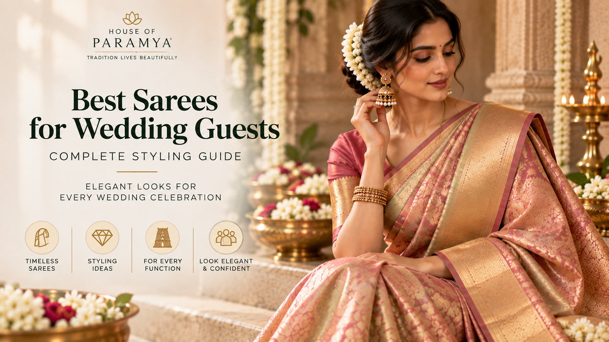 Best Sarees for Wedding Guests: Complete Styling Guide