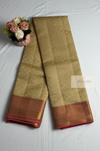 Pure Kanchi Silk Saree with Rich Zari Weave | Silk Mark Certified