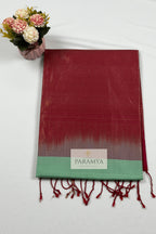 Mint Green & Rani Pink Pure Kanchipuram Silk Saree - Full Box View | House Of Paramya